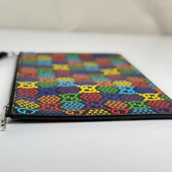 Gucci Clutch Psychedelic Print GG Coated Canvas - Picture 3 of 7